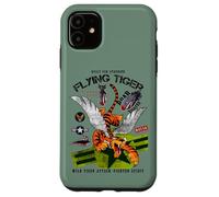 Custodia per iPhone 11 Enjoy Cool Funny Tiger Flying Cartoon, Wild Tiger Graphic