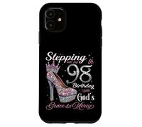 Custodia per iPhone 11 Entrando nel mio 98° compleanno con la grazia di Dio & Misericordia