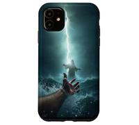 Custodia per iPhone 11 Epic Bible Story Christian Graphic - Jesus Saving Peter