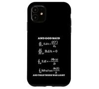 Custodia per iPhone 11 Equazioni di Maxwell Luce Elettricità Fisica Scienza