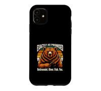 Custodia per iPhone 11 Esattamente Come Promesso Pensione River Fish Sì Orso
