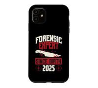 Custodia per iPhone 11 Esperto forense dalla nascita 2025 Compleanno a tema True Crime