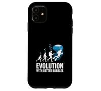 Custodia per iPhone 11 Evoluzione con bolle migliori Immersioni subacquee Divertente