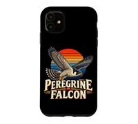 Custodia per iPhone 11 Falco pellegrino Raptor Amante Birdwatching