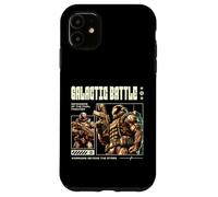 Custodia per iPhone 11 Fantascienza Galattica Battaglia Difensori Della Frontiera Finale