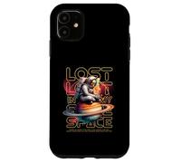 Custodia per iPhone 11 Fantascienza Perso Nel Mio Spazio Astronauta Scheletro Cosmico
