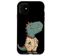 Custodia per iPhone 11 Fantastico look dinosauro per gli amanti del pigiama e degli indumenti da notte