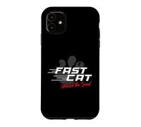 Custodia per iPhone 11 Fast Cat Dog scatena la velocità sport