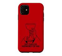Custodia per iPhone 11 Fate questo in memoria di me Eucaristia Messa cattolica
