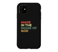 Custodia per iPhone 11 Fatto A Immagine Di Dio Genesi Bibbia Versetto Gesù Seguace