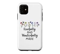 Custodia per iPhone 11 Fearfully & Wonderfully Made Sign Bible Verse Psalm 139:14