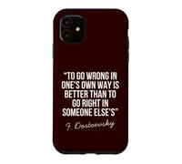 Custodia per iPhone 11 Fëdor Dostoevskij Delitto e castigo Filosofia classica