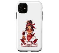 Custodia per iPhone 11 Féria Donna Bayonne Dax Basco Umorismo Aperitivo Alcol e Festa