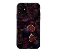 Custodia per iPhone 11 Fichi di velluto e foglie d'ombra