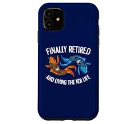 Custodia per iPhone 11 Finalmente in pensione e vivere la vita Koi