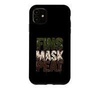 Custodia per iPhone 11 Fins Mask Repeat Snorkel Bogs lo snorkeling nelle paludi
