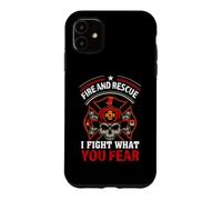 Custodia per iPhone 11 Fire and Rescue I Fight What You Fear Brave Firefighter