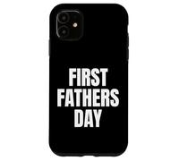 Custodia per iPhone 11 First Fathers Day New Dad Legend Begins Now Tees And More