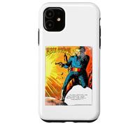 Custodia per iPhone 11 Flash Gordon Ray Pistola Blast Retrò Fumetto