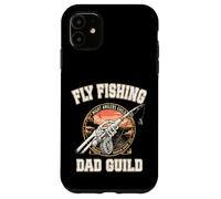 Custodia per iPhone 11 FLY FISHING DAD GUILD Fisher Man Festa del papà Whisperer