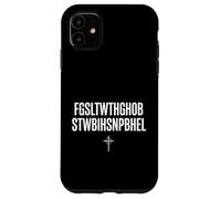 Custodia per iPhone 11 For God So Loved The World FGSLTWTHGOB Faith Christian