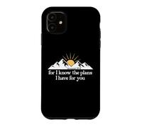 Custodia per iPhone 11 For I Know the Plans I Have For You Bible Jeremiah 29:11 God