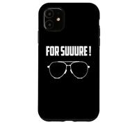 Custodia per iPhone 11 For Sure Emmanuel Macron Occhiali