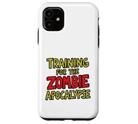 Custodia per iPhone 11 Formazione per l'Apocalisse Zombie Survival Fitness Graphic
