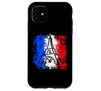 Custodia per iPhone 11 France Flag Shirt Eiffel Tower T Shirt Gift Paris French