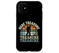 Custodia per iPhone 11 Frase Divertente per il Metal Detecting