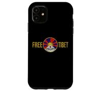 Custodia per iPhone 11 Free Tibet Tibetan Flag Emblem Restore The Dalai Lama