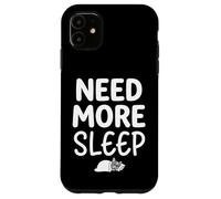 Custodia per iPhone 11 French Bulldog Need More Sleep Frenchie Gifts