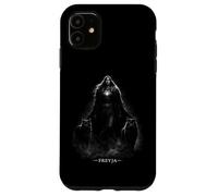 Custodia per iPhone 11 Freyja Dea norrena con nebbia di gatti