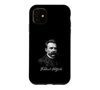 Custodia per iPhone 11 Friedrich Nietzsche Philosopher Vintage Ritratto