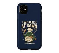 Custodia per iPhone 11 Frog We Bake at Dawn Funny Baking Humor Meme 4