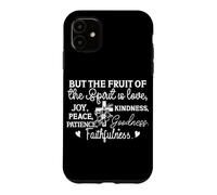 Custodia per iPhone 11 Frutti dello Spirito: Amore, Gioia, Pace, Gentilezza