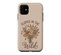 Custodia per iPhone 11 Fuggito nel selvatico bouquet di fiori selvatici Cottagecore Boho