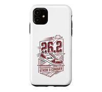 Custodia per iPhone 11 Full Marathon Runner 26.2 Stride Conquer Corsa