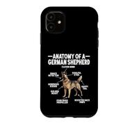 Custodia per iPhone 11 Funny Anatomy Pastore Tedesco Amanti Pastore Tedesco Cane Pastore