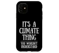 Custodia per iPhone 11 Funny Climate Politics Activist Planet Future Progressive