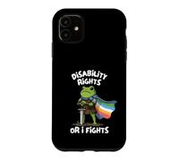 Custodia per iPhone 11 Funny Fight Until Disability Rights Medieval Frog Meme
