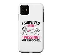 Custodia per iPhone 11 Funny I Survived Her Passing Nursing School