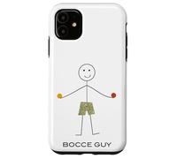 Custodia per iPhone 11 Funny Men Bocce Ball, Boy Bocci Gifts