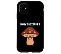 Custodia per iPhone 11 Funny minimalist mushroom simple holy shiitake