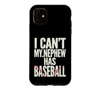 Custodia per iPhone 11 Funny My Nephew Has Baseball Saying Sarcastico