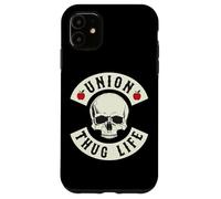 Custodia per iPhone 11 Funny Red For Ed Union Thug Retro SpEd Teacher Appreciation