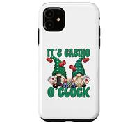 Custodia per iPhone 11 Funny Saying Las Vegas Gnome Green Letters For Casino Night