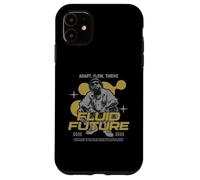 Custodia per iPhone 11 Futuro fluido - Y2K Streetwear