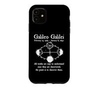 Custodia per iPhone 11 Galileo Moon Phases Scopri la verità Matematica Scienze Insegnante Geek