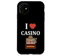 Custodia per iPhone 11 Gambling Win jackpot luck gambler i love casino